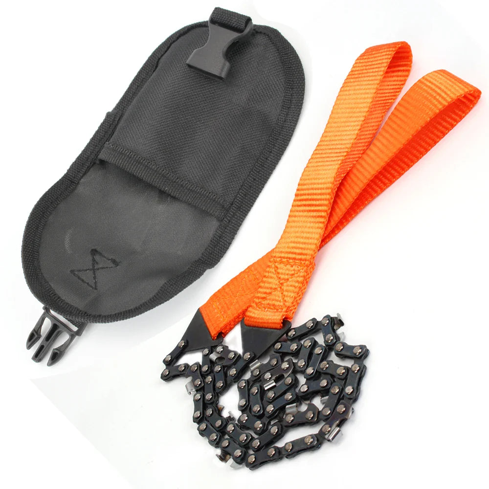 Emergency Camping Hiking Tool 11 Sawtooth Outdoor Tools Hand Zipper Saw Garden Logging Survival Chain Saw Portable