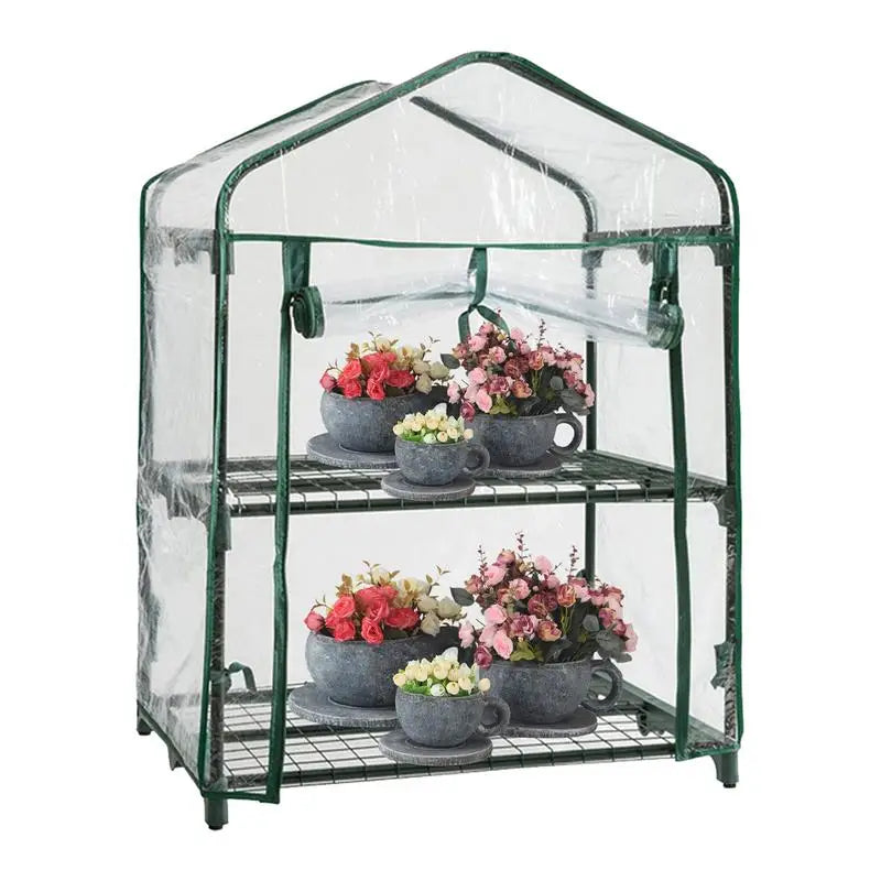 Outdoor For Garden Gardening Warm Waterproof Greenhouse Portable Mini Planter House Flower Frame Meaty Sun Room Hothouse Cover